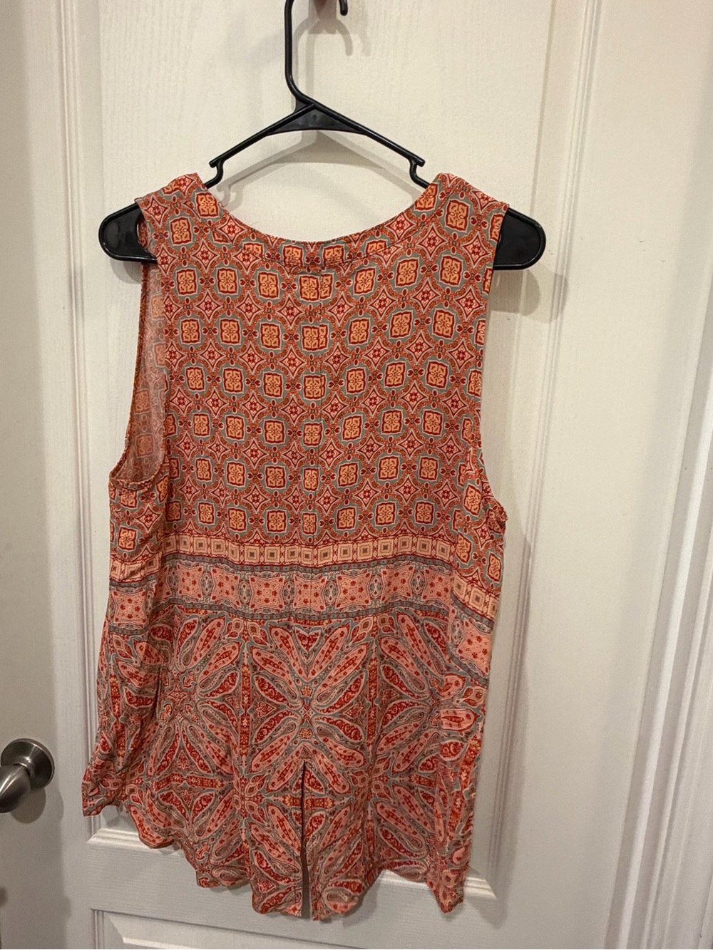 Sanctuary Rust and Cream Paisley Sleeveless Camisole - Picture 2 of 6